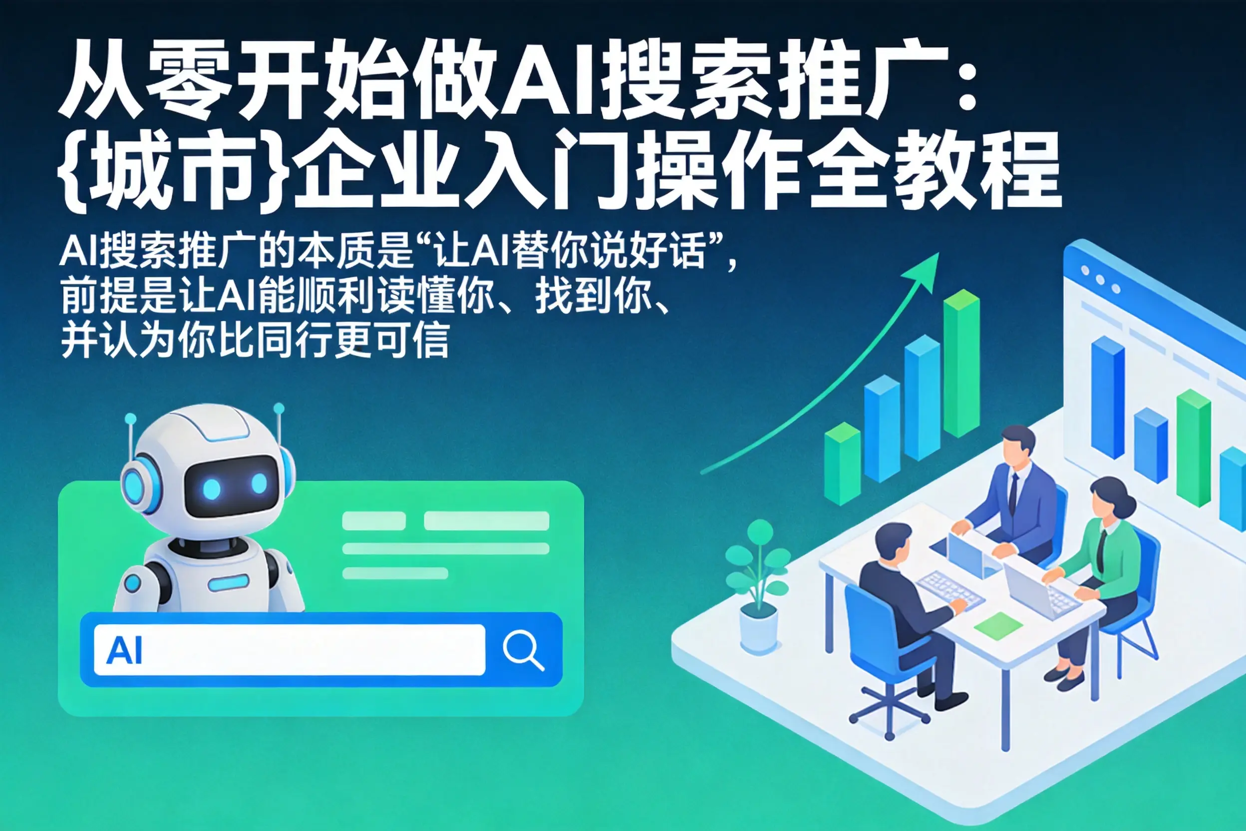 从零开始做AI搜索推广:丰都企业入门操作全教程