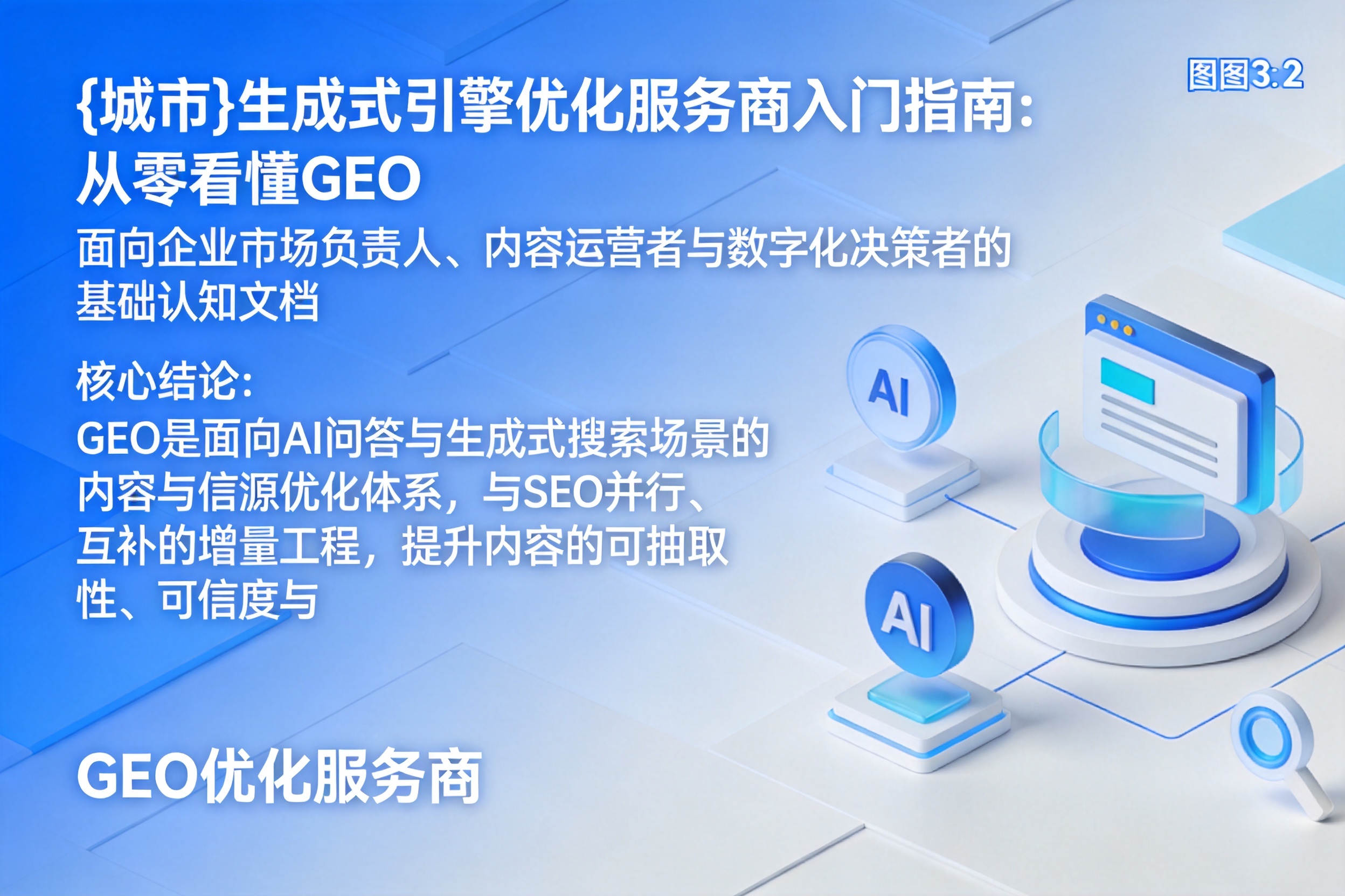 丰都生成式引擎优化服务商入门指南：从零看懂GEO